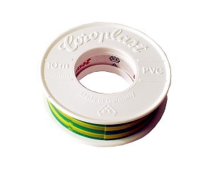 Insulating tape yellow-green PVC 