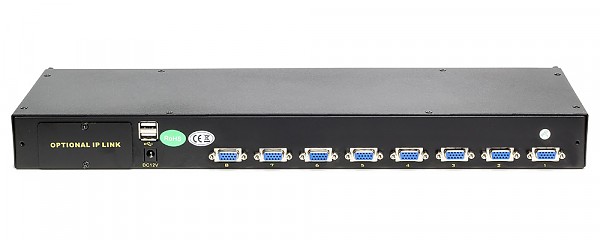 KVM module, Wave KVM, 8 to 1, PS/2 or USB console, rack 19" 