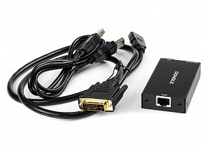 KVM dongle, Wave KVM , RJ-45 to USB+DVI , kat.5 (WK-C5DVI) 