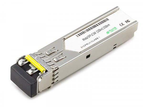 Module, SFP 1x 1000 Mbps LC SM, 32dB (120 km), CWDM, TX: 1550 nm (Wave Optics, WO-SCL-1255-120K) 