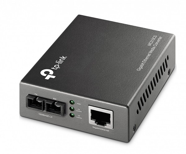 Gigabit media converter 1000M RJ-45/SC, SM 1310nm, 15km (TP-Link MC210CS)