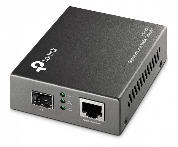 SFP media converter, 1Gb RJ-45/SFP slot 1Gb (TP-Link MC220L)