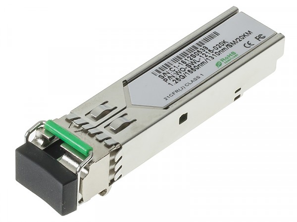 Module, SFP 1x 1000 Mbps LC SM, 20 km, WDM TX:1550nm (Wave Optics, WO-SWL-1215-020K) 