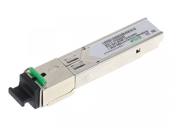 SFP WDM Module, 1Gb, SC SM, 40km, TX:1550nm