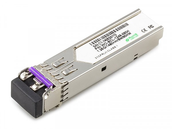 CWDM SFP Module, 1Gb, LC SM, 24dB, 80km, TX:1490nm