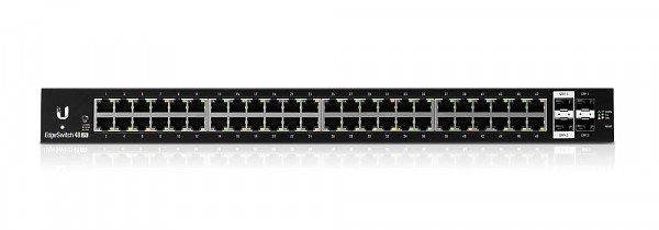 Managed switch, 48x 10/1000 RJ-45, 2x 100/1000 SFP, 2x 10G SFP+, 19" (Ubiquiti ES-48-Lite) 