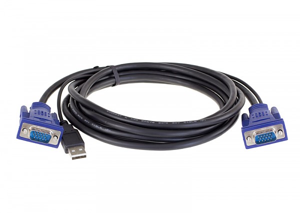 KVM cable, Wave KVM , M-P15F, combo, 3.0 m 