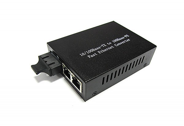 Media converter 2x10/100M RJ-45/SC, SM 1310nm, 20km