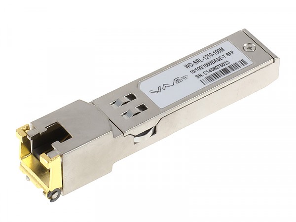 Industrial SFP module 1x 10/100/1000 Mbps RJ-45