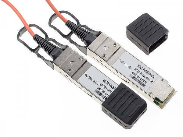 QSFP+ Active Fiber Cable, 5,0 m (Wave Optics, WO-QSFP-40GB-AFO-05M) 