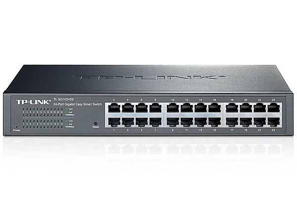 TP-Link TL-SG1024DE, Smart switch, 24x 10/1000 RJ-45, 19" 11.6" 