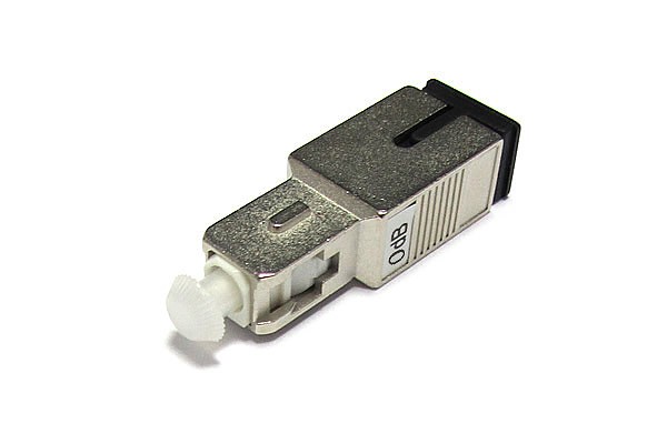 Attenuator 0dB SC/APC(F) - SC/APC(M), singlemode 