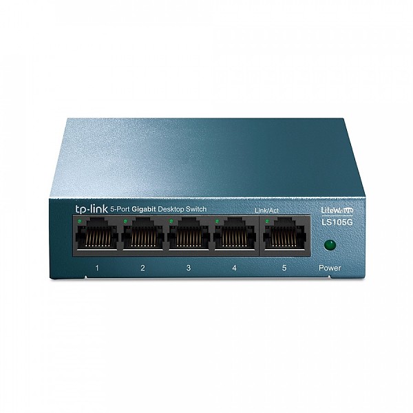 TP-Link LS105G, Unmanaged switch, 5x 10/100/1000 RJ-45, desktop