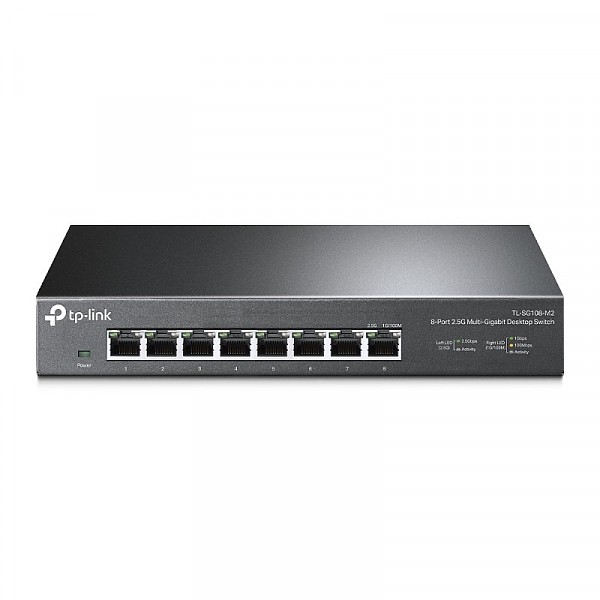 TP-Link TL-SG108-M2, Unmanaged switch, 8x 2,5Gb/s RJ-45, desktop
