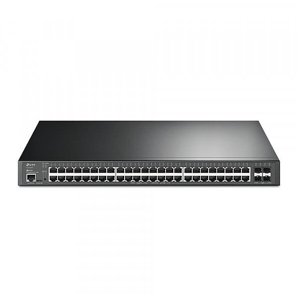 TP-Link TL-SG3452XP, Managed switch, 48x 10/100/1000 RJ-45, 4 slide-in 10G SFP+ slot, PoE+, 19"
