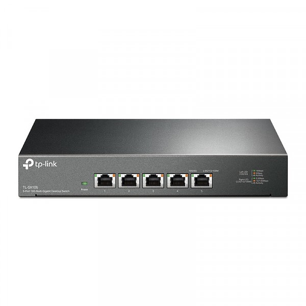 TP-Link TL-SX1008, Unmanaged switch,  8x 10G RJ-45, 11.6", 19" Rack-mounting Bracket