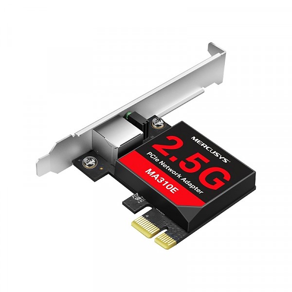Network adapter, PCI Express, 2.5 Gb/s (TP-Link Mercusys MA310E) 