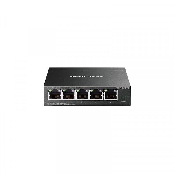 Unmanaged switch, 5x 2,5G RJ-45, desktop (TP-Link Mercusys MS105GS-M2) 
